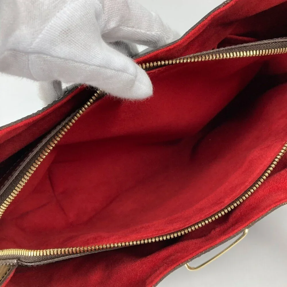 LOUIS VUITTON Brown Damier Canvas Shoulder Bag